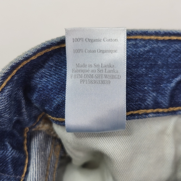 Everlane Distressed Way High Jean Shorts sz 24 - Picture 5 of 5